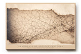 Paul Sinus Wandbild Fragments of Ancient Textures – Spuren der Zeit in feinen Linien und Strukturen