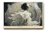 Paul Sinus Wandbild 120x80cm Frau Im Mittelpunkt Moderne Kunst LeinWandbild 120x80cm Surreale Portrait Collage Wanddekoration