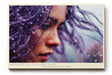 Paul Sinus Wandbild 120x80cm Frauenportrait Regen Fotokunst modern violett emotionale Kunst Kunstdruck grosses Kunstbild stilvolle Wanddekoration fuer Wohnzimmer Büro