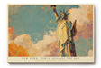 Paul Sinus Wandbild 120x80cm Freiheitsstatue New York Architektur Kunstmotiv Historisches Wahrzeichen der USA