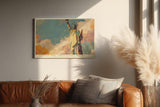 Paul Sinus Wandbild 120x80cm Freiheitsstatue New York Architektur Kunstmotiv Historisches Wahrzeichen der USA