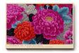 Paul Sinus Wandbild Garden of Vivid Silence Bold Floral Harmony in Vibrant Red and Pink Beauty