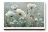 Paul Sinus Wandbild Gentle Blossoms of Inner Peace White Blossoms Rising with Hopeful Morning Light