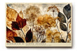 Paul Sinus Wandbild 120x80cm Gepresste Blumen und Blaetter Botanische Collage Natur Kunstmotiv Vintage Pflanzen Illustration