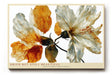 Paul Sinus Wandbild 120x80cm getrocknete Blumen botanische Kunst warme Naturfarben florales Stillleben modernes Blumenbild stilvolle Wanddekoration fuer Wohnzimmer Büro