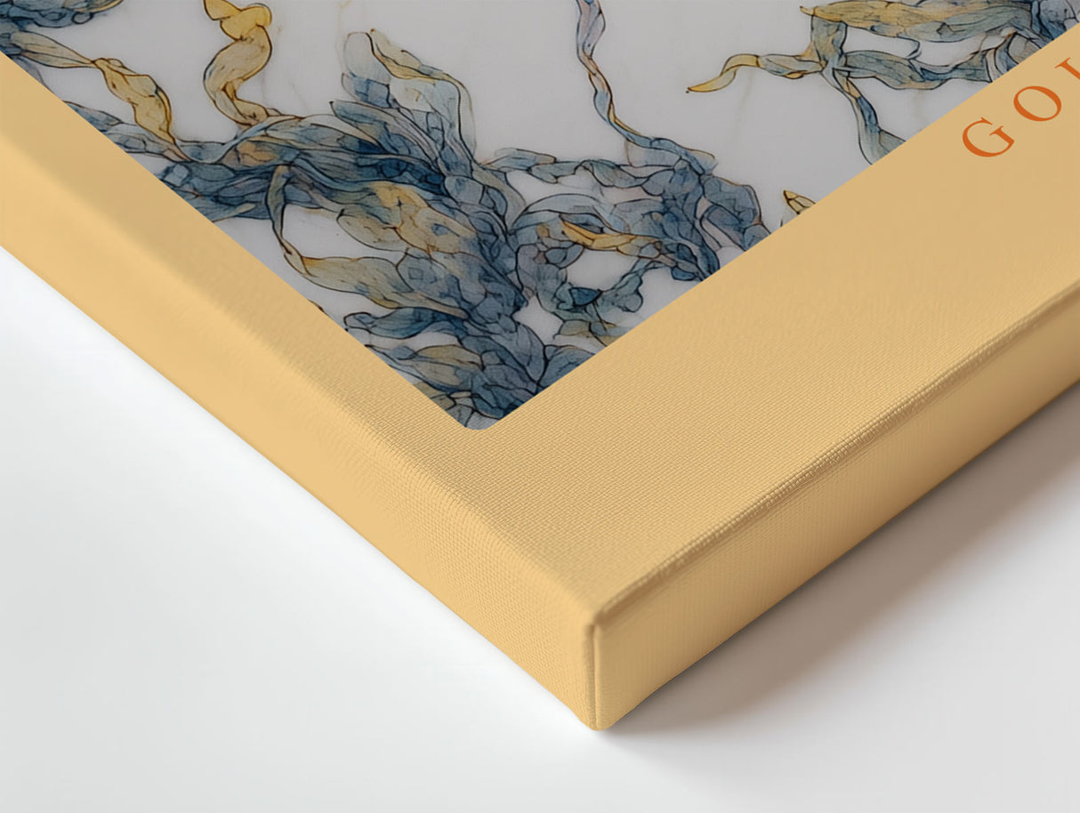 Paul Sinus Wandbild Golden Spirits of the Water poetisches Tiermotiv mit goldenen Fischen und sanften Wasserpflanzen