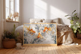 Paul Sinus Wandbild Golden Spirits of the Water poetisches Tiermotiv mit goldenen Fischen und sanften Wasserpflanzen