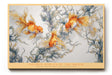 Paul Sinus Wandbild Golden Spirits of the Water poetisches Tiermotiv mit goldenen Fischen und sanften Wasserpflanzen