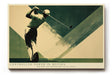Paul Sinus Wandbild 120x80cm Golf Abschlag Dynamische Sport Illustration in Gruen Beige Moderne Wandkunst fuer Wohnzimmer Büro und Sportbereich