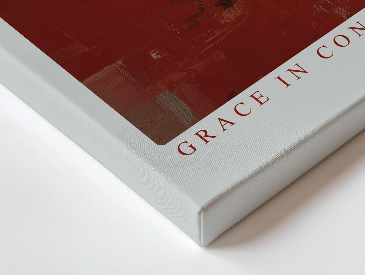 Paul Sinus Wandbild Grace in Contrasting Colors – Stilvolles Porträt mit kraftvollem Farbkontrast – Ausdrucksstarkes Wandbild zwischen Licht, Schatten und Emotion.