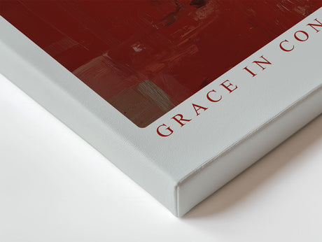Paul Sinus Wandbild Grace in Contrasting Colors – Stilvolles Porträt mit kraftvollem Farbkontrast – Ausdrucksstarkes Wandbild zwischen Licht, Schatten und Emotion.