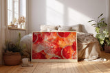 Paul Sinus Wandbild 120x80cm Grapefruit Scheiben Makrofotografie frisches Fruchtmotiv moderne Kuechenkunst stilvolle Wanddekoration fuer Kueche Esszimmer Wohnzimmer
