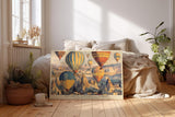 Paul Sinus Wandbild 120x80cm Heißluftballons über Kappadokien Landschaft Kunst in Warmen Farben für Wohnzimmer Büro und Flur