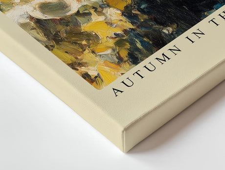 Paul Sinus Wandbild 120x80cm Herbst im Weinberg – Impressionistische Landschaft mit Weinlese Szene für stilvolle Wohnräume