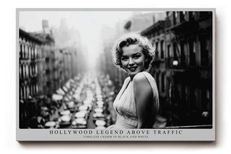 Paul Sinus Wandbild 120x80cm Hollywood Ikone schwarz weiß Porträt klassische Filmlegende Vintage Fotokunst elegante