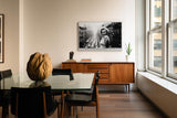 Paul Sinus Wandbild 120x80cm Hollywood Ikone schwarz weiß Porträt klassische Filmlegende Vintage Fotokunst elegante