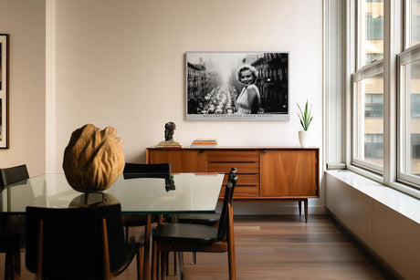 Paul Sinus Wandbild 120x80cm Hollywood Ikone schwarz weiß Porträt klassische Filmlegende Vintage Fotokunst elegante