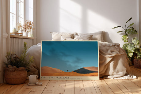 Paul Sinus Wandbild Hope in the Empty Land – Der Baum im endlosen Land
