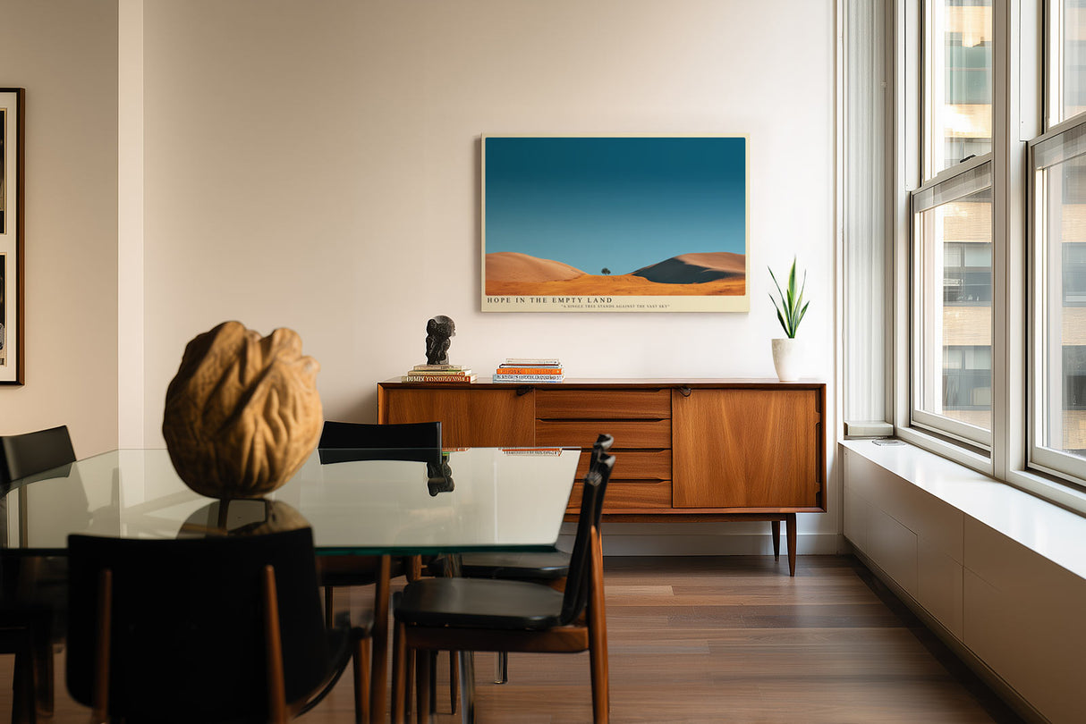 Paul Sinus Wandbild Hope in the Empty Land – Der Baum im endlosen Land