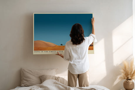 Paul Sinus Wandbild Hope in the Empty Land – Der Baum im endlosen Land