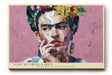 Paul Sinus Wandbild Icon of Frida – farbenstarkes Porträt in Collagestil symbolisiert künstlerische Freiheit, Mut und Individualität