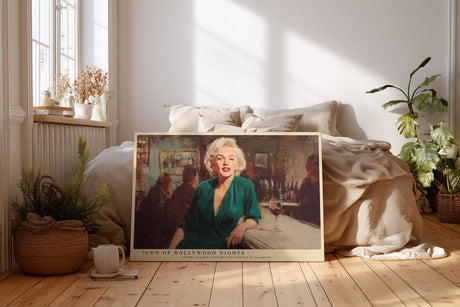 Paul Sinus Wandbild Icon of Hollywood Nights – Klassischer Glamour und zeitlose Eleganz in leuchtenden Farben