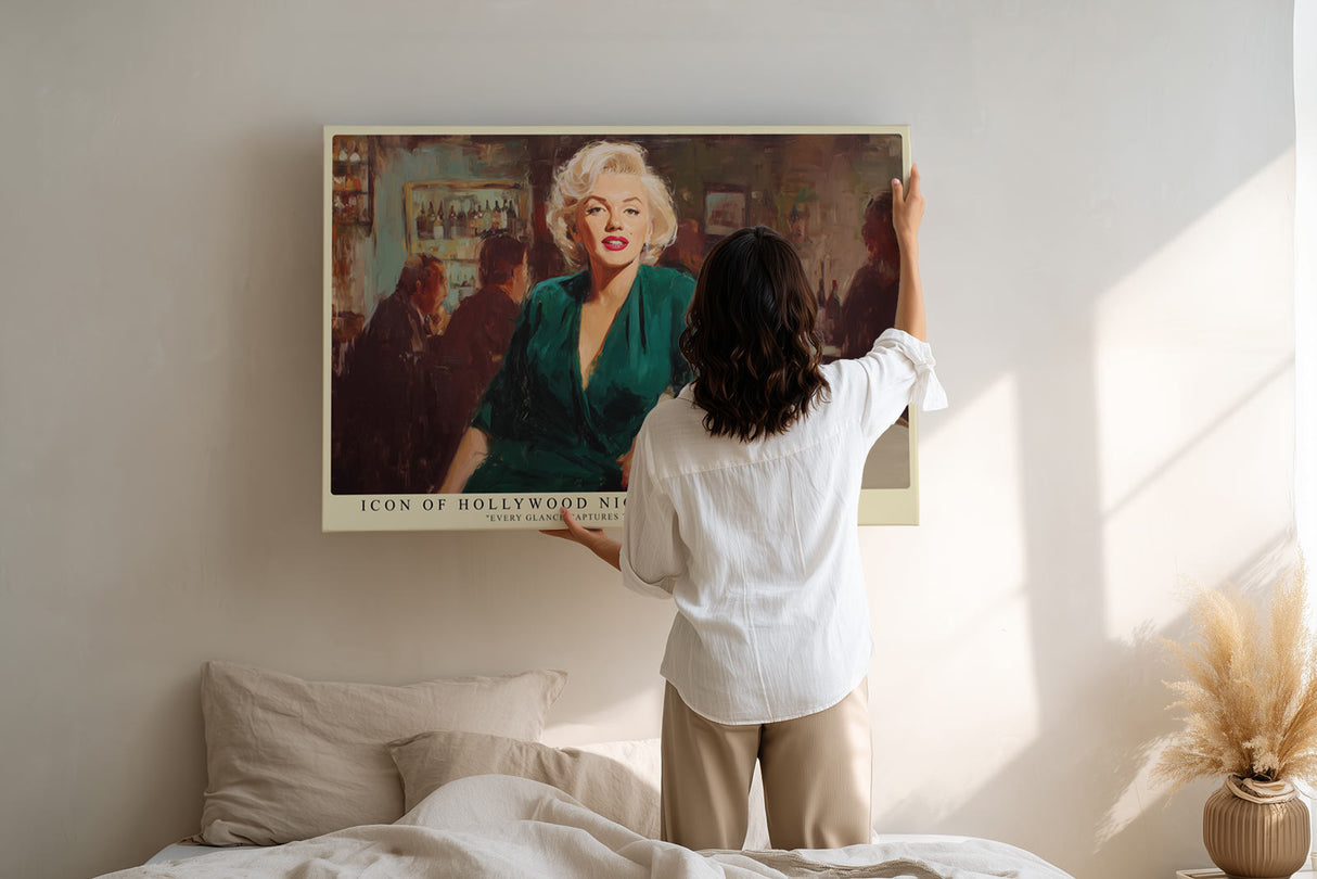 Paul Sinus Wandbild Icon of Hollywood Nights – Klassischer Glamour und zeitlose Eleganz in leuchtenden Farben