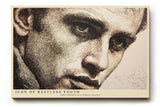 Paul Sinus Wandbild 120x80cm Icon of Restless Youth modernes Portrait Kunst Punkttechnik Poster für Wohnzimmer Büro Studio