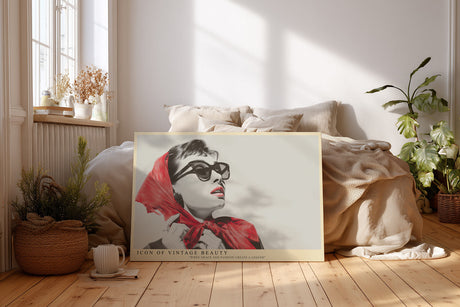 Paul Sinus Wandbild Icon of Vintage Beauty – Stilvolle Eleganz der Modeikone vergangener Zeiten