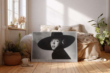 Paul Sinus Wandbild Icon of Vintage Glamour – Zeitlose Eleganz und geheimnisvolle Anmut im Stil der 50er Jahre