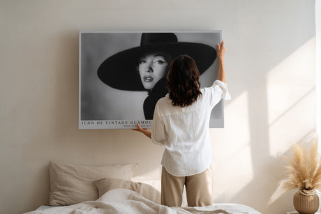 Paul Sinus Wandbild Icon of Vintage Glamour – Zeitlose Eleganz und geheimnisvolle Anmut im Stil der 50er Jahre