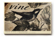 Paul Sinus Wandbild 120x80cm Inked Wings and Petals Vintage Vogel Illustration mit Blumen Natur Kunst Poster für Wohnzimmer Büro