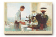 Paul Sinus Wandbild 120x80cm Italian Barista at Work Kaffee Szene Barista mit Espressomaschine stilvolle Café Kunst Poster für Küche Wohnzimmer Café Bar