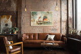 Paul Sinus Wandbild 120x80cm Italienischer Pizzabäcker Neapel Küche Kunst in Warmen Farben für Küche Esszimmer Café und Restaurant