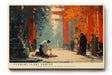 Paul Sinus Wandbild 120x80cm Japanischer Tempel Fushimi Inari Schrein mit Torii Toren Spirituelle Landschaftskunst