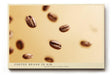 Paul Sinus Wandbild 120x80cm Kaffee Bohnen moderne Fotografie minimalistische Food Kunst warmes Farbspiel Kunstdruck stilvolle Wanddekoration fuer Kueche Esszimmer Cafe