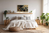 Paul Sinus Wandbild 120x80cm Kaffee Tasse Landschaft abstrakte Natur Illustration moderne Kunst Wanddekoration Kueche Wohnzimmer