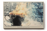 Paul Sinus Wandbild 120x80cm Kaffee Tasse Morgenstimmung Kunst LeinWandbild 120x80cm Stillleben Wanddekoration