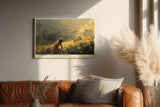 Paul Sinus Wandbild 120x80cm Kaffeeernte Landschaft Szene Moderne Natur Kunst in Warmen Farben für Wohnzimmer Büro und Atelier