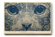 Paul Sinus Wandbild 120x80cm Katzenporträt in Linienkunst – Detailreiche Tierillustration mit grafischer Struktur