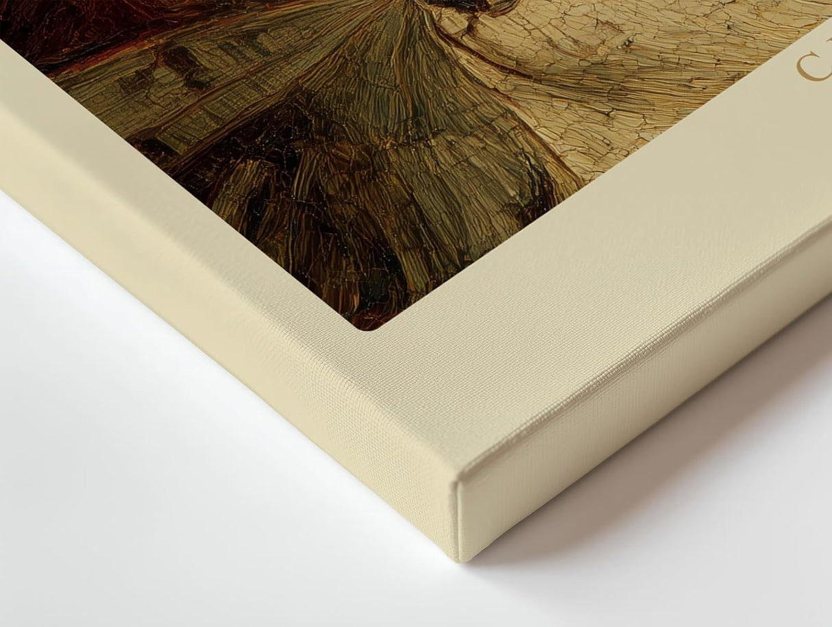 Paul Sinus Wandbild 120x80cm klassische Frauenportrait Kunst Blumen Renaissance Stil Kunstdruck grosses Wandbild 120x80cm elegante Wanddekoration fuer Wohnzimmer Büro