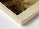Paul Sinus Wandbild 120x80cm klassische Frauenportrait Kunst Blumen Renaissance Stil Kunstdruck grosses Wandbild 120x80cm elegante Wanddekoration fuer Wohnzimmer Büro