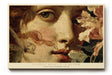 Paul Sinus Wandbild 120x80cm klassische Frauenportrait Kunst Blumen Renaissance Stil Kunstdruck grosses Wandbild 120x80cm elegante Wanddekoration fuer Wohnzimmer Büro