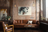 Paul Sinus Wandbild 120x80cm klassische Skulptur Portrait modern Kunst David Stil Kunstdruck grosses Kunstbild elegante Wanddekoration fuer Wohnzimmer Büro