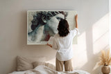 Paul Sinus Wandbild 120x80cm klassische Skulptur Portrait modern Kunst David Stil Kunstdruck grosses Kunstbild elegante Wanddekoration fuer Wohnzimmer Büro