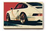 Paul Sinus Wandbild 120x80cm klassischer Sportwagen Retro Stil moderne Auto Kunst Kunstdruck stilvolle Wanddekoration fuer Wohnzimmer Büro Garage Auto Liebhaber