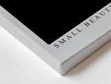 Paul Sinus Wandbild 120x80cm kleiner Vogel im Dunkel Fotokunst schwarz weiss minimalistische Natur Tierportrait elegantes Kunstbild moderne