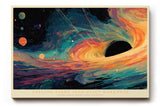 Paul Sinus Wandbild 120x80cm Kosmische Spiralgalaxie abstrakte Space Art moderne Universum Kunst Wanddekoration
