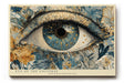 Paul Sinus Wandbild 120x80cm Kosmisches Auge Florale Kunst LeinWandbild 120x80cm Mystische Vision Wanddekoration