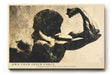 Paul Sinus Wandbild 120x80cm Kraft Sport Silhouette Bodybuilding Fitness Kunst Kunstdruck grosses Wandbild 120x80cm motivierende Wanddekoration fuer Wohnzimmer Fitnessraum Büro